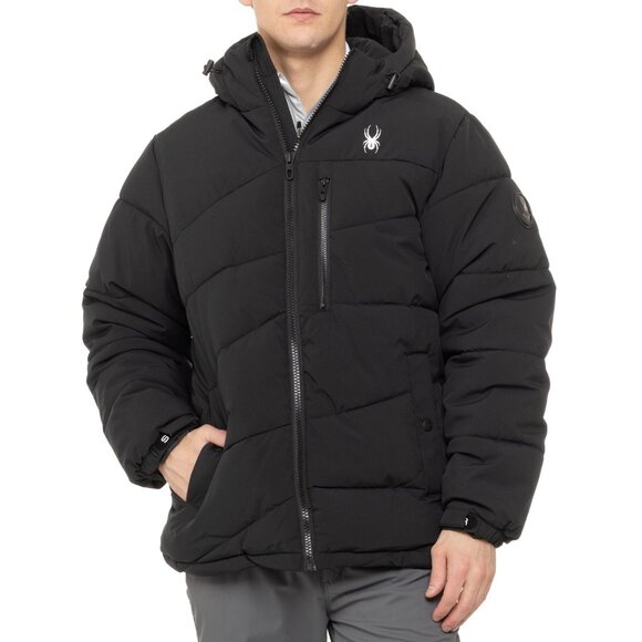 New Spyder Stretch Puffer Jacket - Insulated Size Large